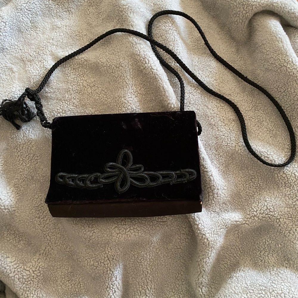 Small black crossbody purse